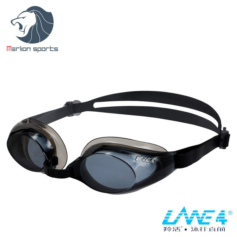 LANE4 A360 Swim Goggle for Adults IE-36055 Smk/Blk - BeesActive Australia