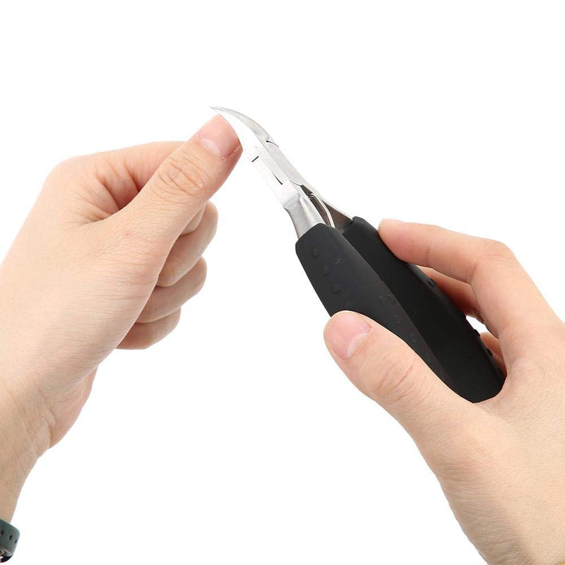 【𝐁𝐥𝐚𝐜𝐤 𝐅𝐫𝐢𝐝𝐚𝒚 𝐋𝐨𝒘𝐞𝐬𝐭 𝐏𝐫𝐢𝐜𝐞】Nail Cutter, Easy To Trim Comfortable To Hold Toenail Clipper, for Home Salon Shop Manicure Store Beauty Salon(black) - BeesActive Australia