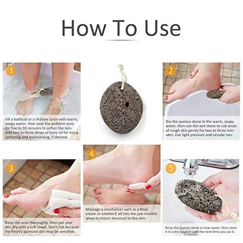Pumice Stone for Feet Natural Earth Lava Pumice Stone Dry Dead Skin Scrubber - BeesActive Australia