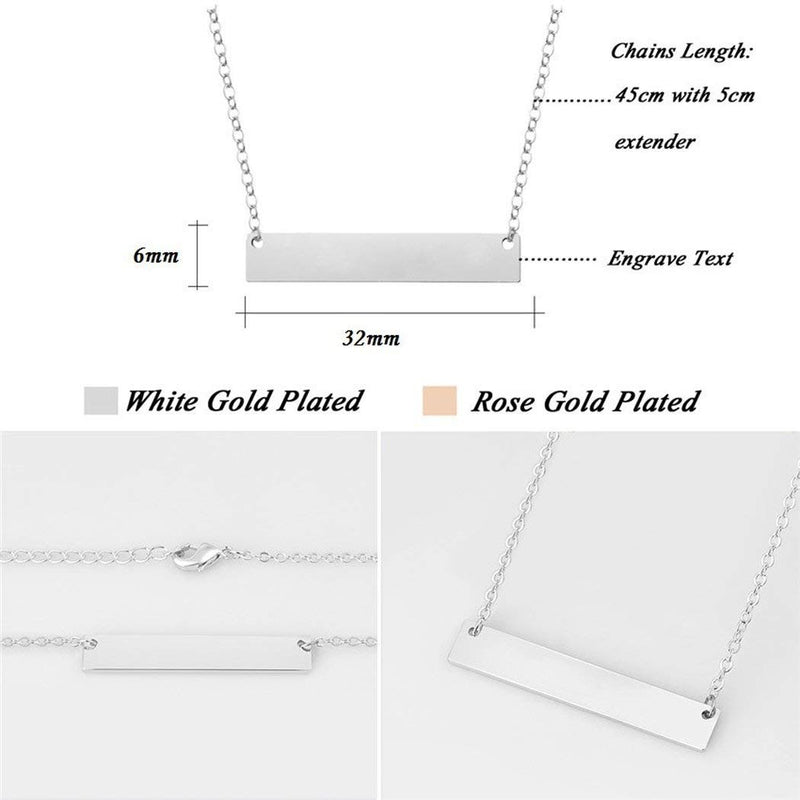 Artio Pendant Necklace Jewelry Chain with Word 'SOUL SISTERS' for Women and men (Silver) Silver - BeesActive Australia