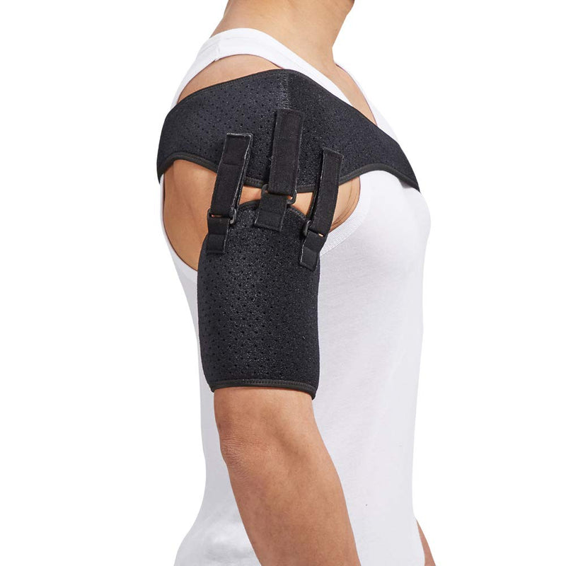 Shoulder Belt Support Arm Sling For Stroke Hemiplegia Subluxation Adjustable Right Left Single Pads Dislocation Recovery Rehabilitation Straps Shoulder Brace - BeesActive Australia