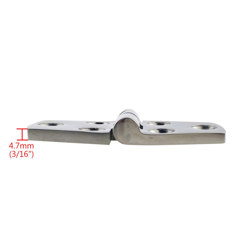 [AUSTRALIA] - keehui Heavy Dudy Marine Grade316 Stainless Steel Mirror Polished Door Hinge 3" x 1.5" for Boat, RVs (Pair) 