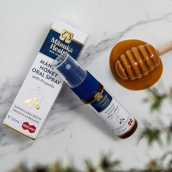 MGO400 Manuka Honey and Propolis Throat Spray 20ML Directly Delivered from Overseas [Parallel Import] - BeesActive Australia