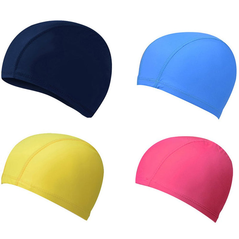 [AUSTRALIA] - Kylin Express Comfortable Swim Cap Swimming Hat Bathing Hat Cap, Butterflies/Yellow Q1 