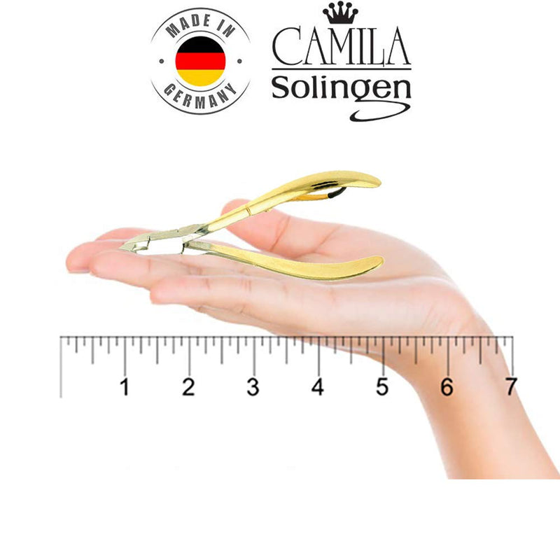 Camila Solingen CS10 4" Professional Nail Cuticle Trimmer from Solingen, Germany. Best Stainless Steel, Anti-corrosive. Perfect Tool for Manicure and Pedicure. Premium Cuticle Cutter (7mm Blade) 7mm Blade - BeesActive Australia