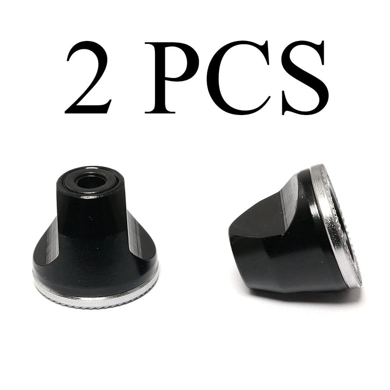 Pro Bamboo Kitchen 2pcs Bicycle Quick Release Lever Nut M5 Screw Non-Slip Nut Mountain Bike Quick Release Shaft All Aluminum Alloy Nut for Fixed Gear Road Bike Modified Parts - BeesActive Australia