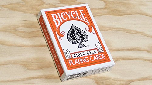 [AUSTRALIA] - Bicycle Orange Rider Back Playing Cards Poker Size Deck USPCC 