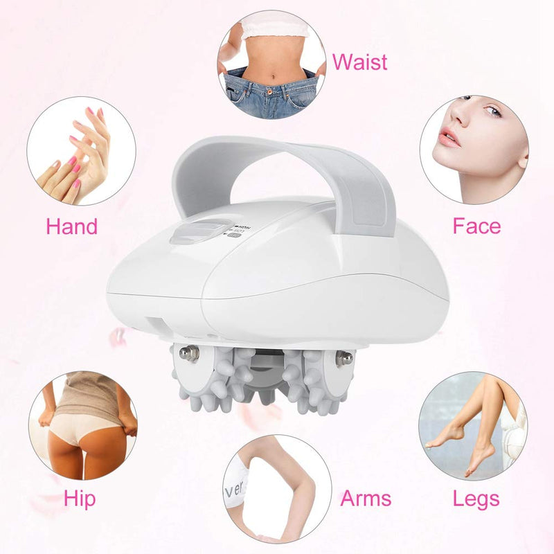 Salmue Electric Fat Burning Massager,Handheld 3D Roller Full Body Massager Fatty Tissue Cellulite Remove Body Relax Device Anti-Cellulite Rechargable Body Slimmer for firmer Skin (US) US - BeesActive Australia