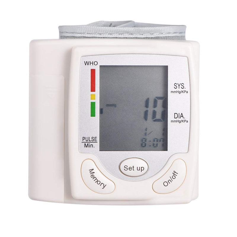 Blood Pressure Monitor - Smart Digital LCD Wrist Cuff Blood Pressure Measuring Tool Measurement Home - BeesActive Australia