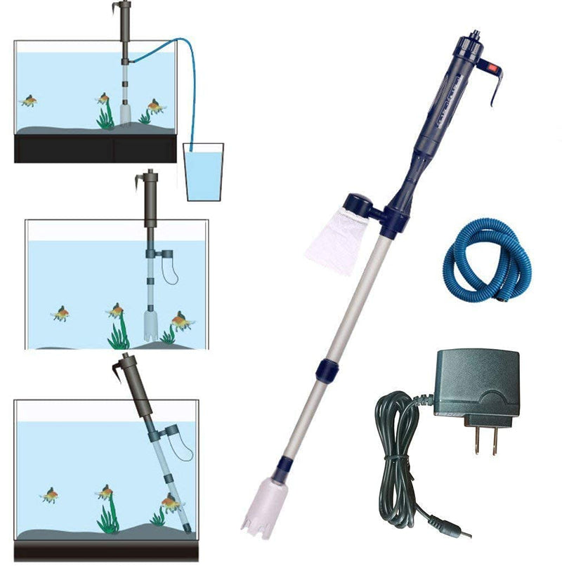LONDAFISH Electric Fish Tank Vacuum Cleaner Gravel Water Filter Cleaner Sand Washer And Bag Filter Bag/10 Packets - BeesActive Australia