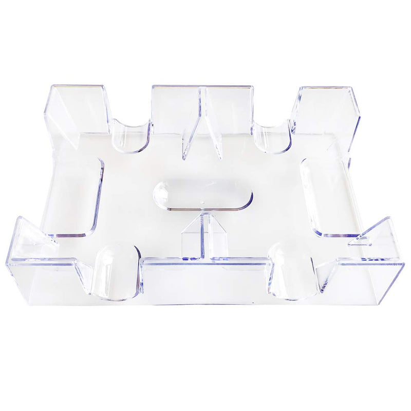 [AUSTRALIA] - YH Poker Yuanhe Clear 2 Deck Canasta Playing Card Tray 