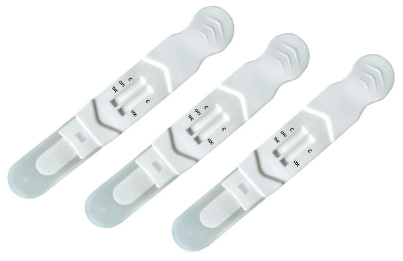 5 x Saliva Drug Test Kits - 3 Drug Oral Fluid Testing Kit - Tests for Cannabis, Cocaine & Heroin (Opiates) - One Step 5 Tests - BeesActive Australia