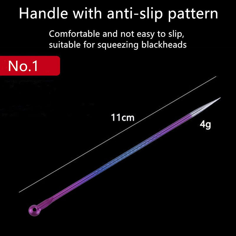 Color Blackhead Tool Kit, Stainless Steel Acne Needles Double Side Spot Squeezer Tool, Pimple Popper Tool Kit, Whitehead Removal - BeesActive Australia