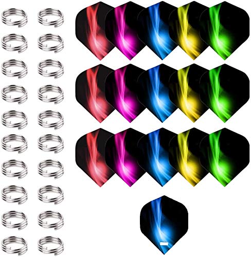ToBeIT Flight Hole Punch Tool and 5 Sets Dart Flights and Dart shafts Rings - BeesActive Australia