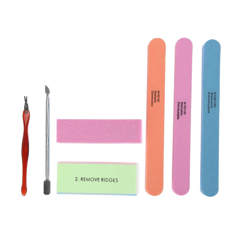 Manicure Set Professional Nail Polisher Nail Files Buffer Kit Dead Skin Pusher Cuticle Removal Nail CareTool for Fingernails and Toenails - BeesActive Australia