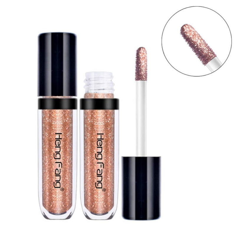 Lucoss liquid Eyeshadow,Liquid Glitter Eyeshadow Shimmer Metallic Eyeshadow Liquid Long Lasting Effect Waterproof Shiny Eyeshadow pencil Eye Makeup - BeesActive Australia