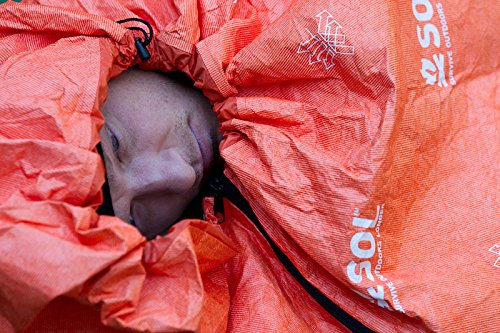 S.O.L. Survive Outdoors Longer S.O.L. 70% Reflective Escape Bivvy, Orange - BeesActive Australia