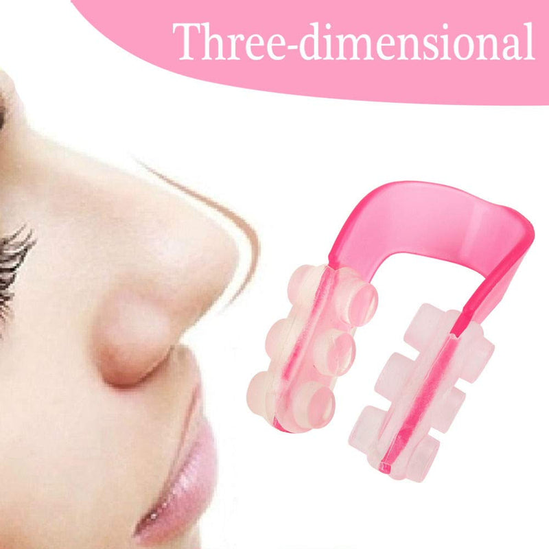 Glamza Silicone Nose Shaper - For a Slimmer, Thinner Nose Bridge - Pink Nose Straightener Lifter Tool - BeesActive Australia