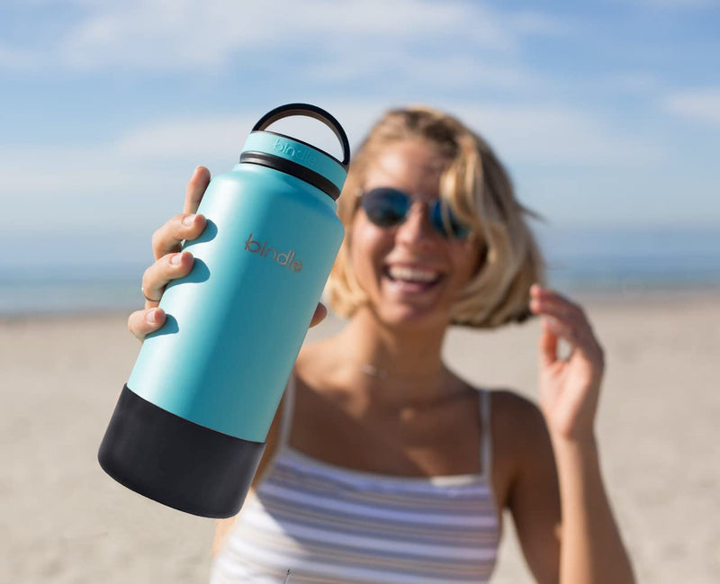 Protective Silicone Sleeve Flask Silicone Boot Base Cover Fog 12oz 21oz 24OZ Wide Mouth Water Bottle for Hydro Flask,Simple Modern,Takeya,MIRA, Iron Flask (12-24OZ, Black) 12-24OZ - BeesActive Australia