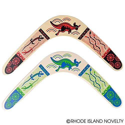 Rhode Island Novelty Wooden Boomerang Colors May Vary - BeesActive Australia