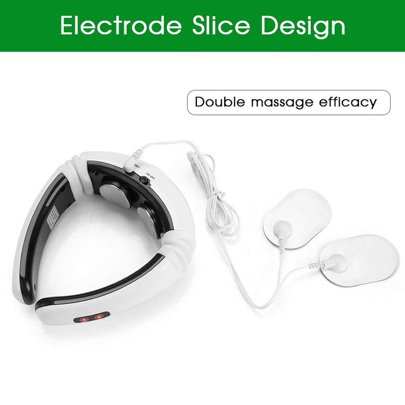 Electric Massagers for Neck and Back, Portable Cervical Massager Heating Pain Relief Tool Health Care Relaxation Neck Massager - BeesActive Australia