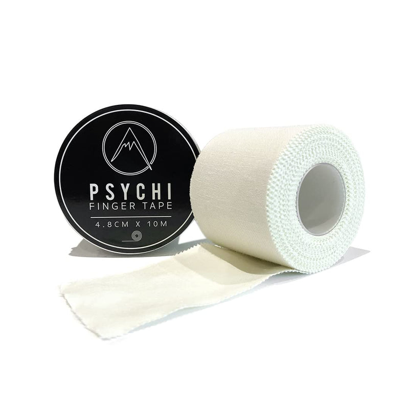 Psychi Sports Strapping Zinc Oxide Finger Tape For Crossfit Gym Bouldering Rock Climbing Boxing Gymnastics Physio - White 1.25cm x 10m - BeesActive Australia