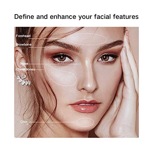 Music Flower Double Ended Shimmer Highlighter Stick Brighten Face Makeup Bronzes Contour Pencil Oil-Control - BeesActive Australia