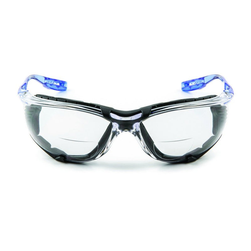 3M 10078371662698 Virtua CCS Protective Eyewear with Foam Gasket and Reader Lens, Standard, Blue with Clear Lens - BeesActive Australia