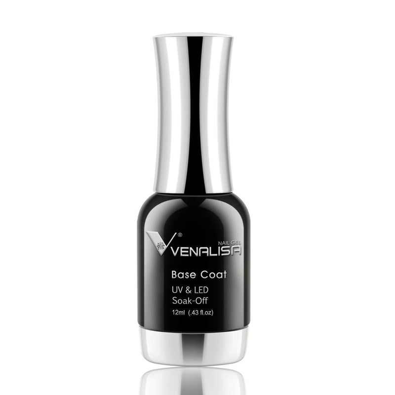 VENALISA 12ml Base Coat Nail Polish Gel Quick Dry UV LED Soak Off Shine Finish and Long Lasting, 0.43 Fl Oz - BeesActive Australia