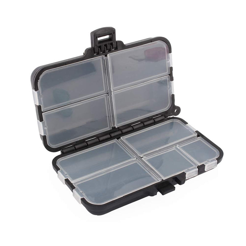 VGEBY 9 Compartments Plastic Box of Rigs Hooks Hooks Baits for Fishing Fishing Box - BeesActive Australia