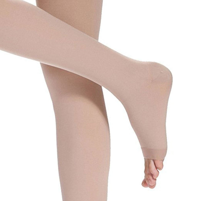 PEDIMEND Thigh High Compression Stockings for Varicose Veins (1PAIR - 2PCS) - Compression Stockings - Effective Relief from Tightness & Muscle Soreness - Promote Venous Blood Flow - Unisex (Beige) Beige - BeesActive Australia