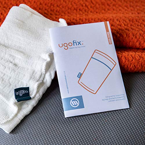 Ugo Fix Sleeve (x4) - Catheter Leg Bag Holder/Catheter Bag Cover, Strong and Durable Fibre Blends with External Seams, Washable and Reusable with Free Laundry Bag (Pack of 4) (Medium) Medium (Pack of 4) - BeesActive Australia