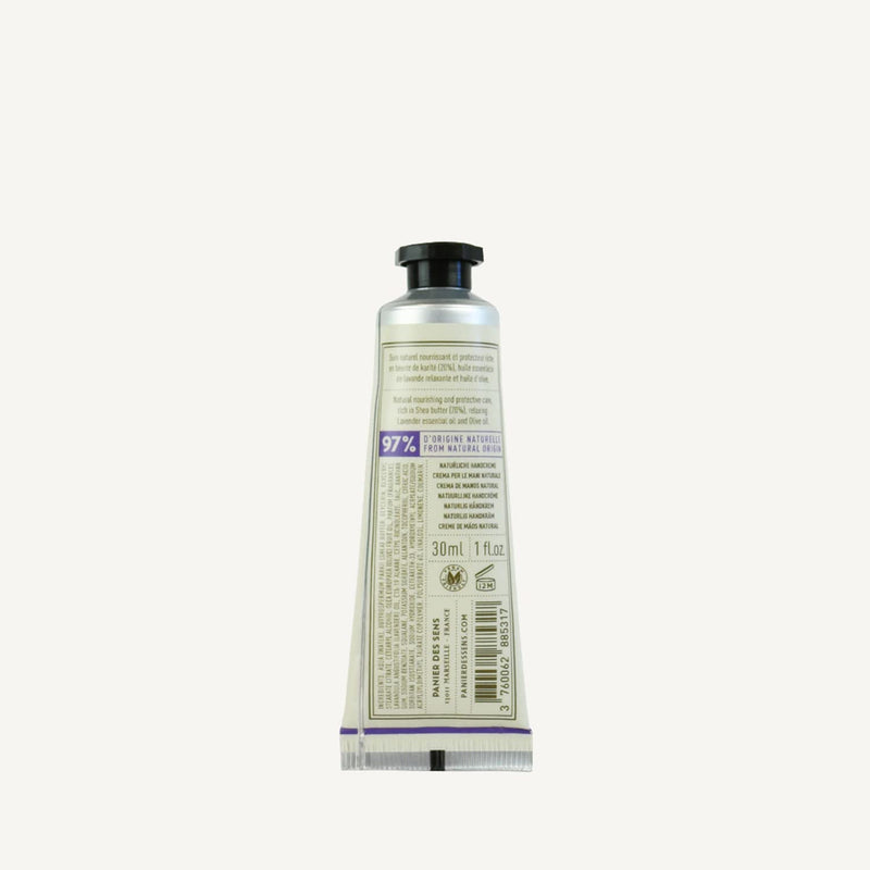 Panier des Sens Lavender Hand cream for dry cracked hands with Olive oil & Shea Butter, Hand lotion - Made in France 97% natural - 1Floz/30ml 1 Fl Oz (Pack of 1) - BeesActive Australia