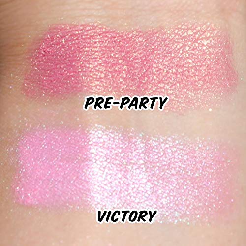 theBalm Highlighting Shadow, Blushes Duo, Shimmery, Highlighter Makeup, Brighten Face Color, Long-lasting, Pre-Party and Victory, 2.1 ounces - BeesActive Australia