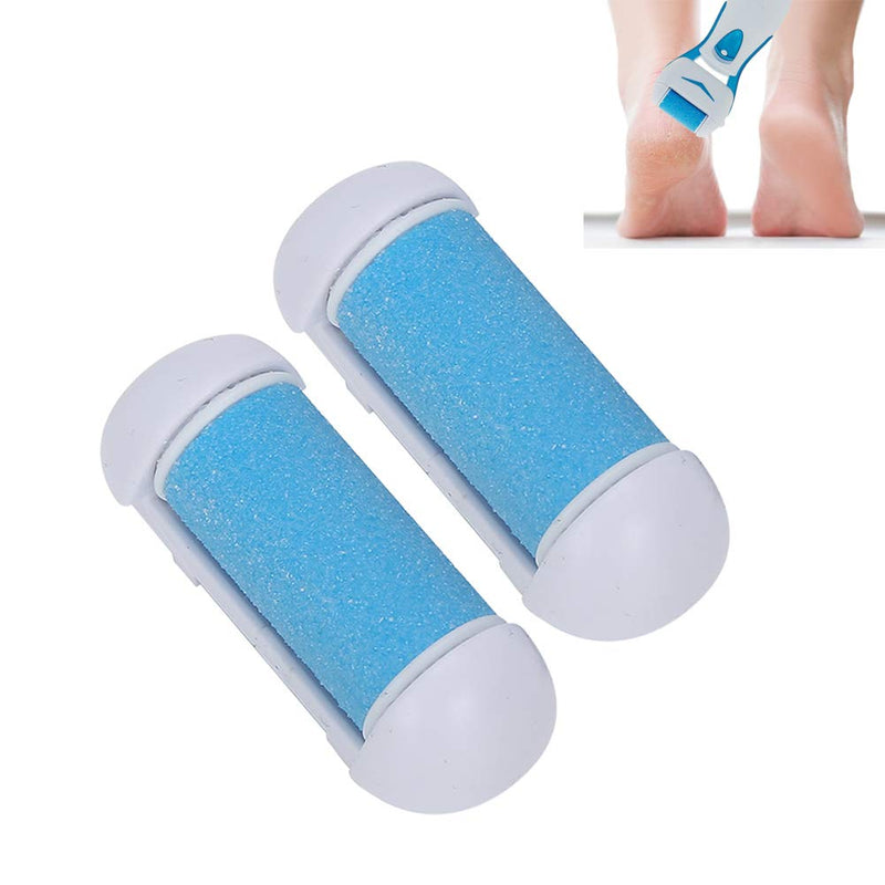 Foot File Roller Heads, 2pcs Replacement Roller Refill Heads Electric Callus Remover Accessories - BeesActive Australia