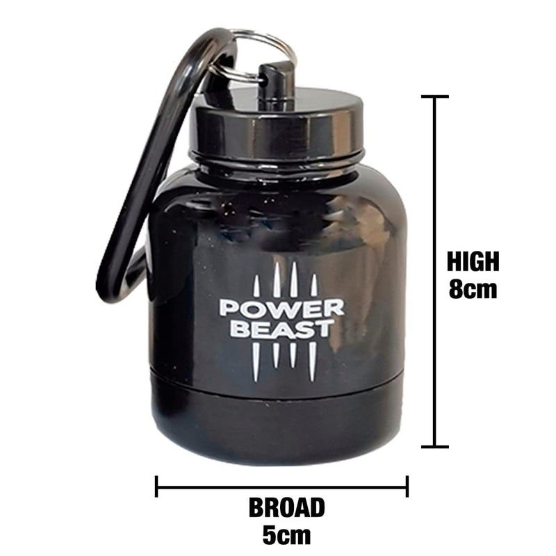 POWER BEAST 2X Protein Powder and Supplement Funnel Keychain, Portable To-Go Container, Portable Protein Powder Container for The Gym Workouts, Fitness, and Travel 2-Pack. - BeesActive Australia