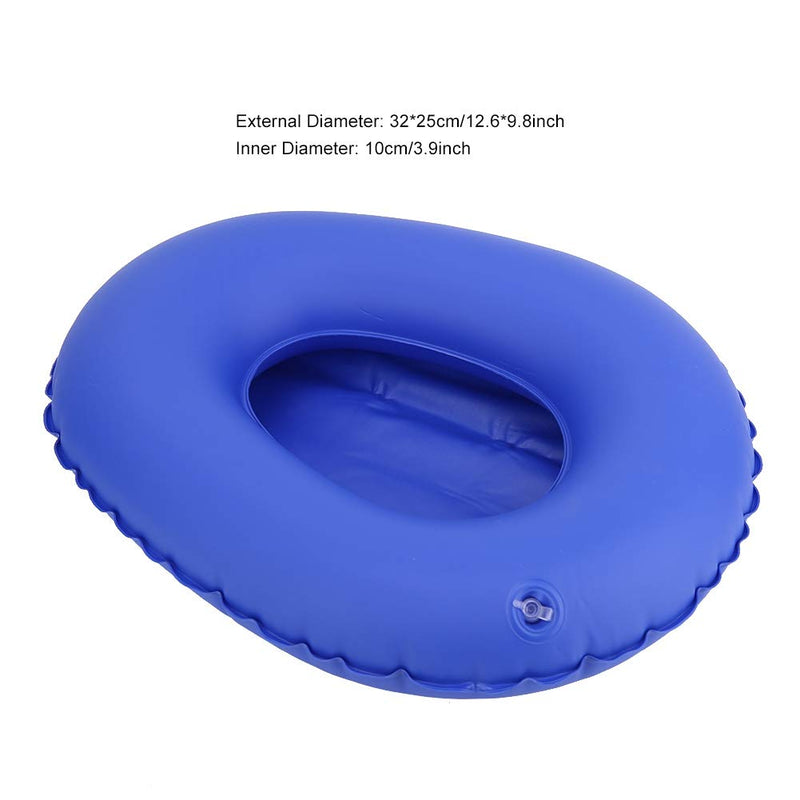 TOPINCN Bedpan PU Inflatable Bed Pan For Elderly Bedridden Anti Bedsore Toilet Urinal - BeesActive Australia