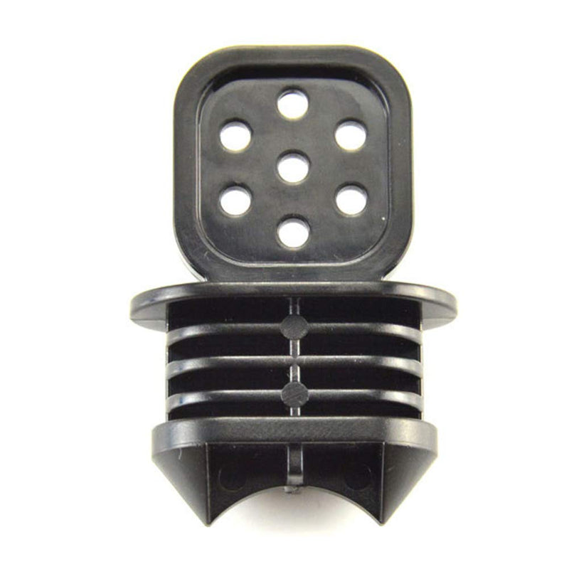 Tookie Scuba Diving Mouthpiece, Denpetec Scuba Diving Mouthpiece, Practical Gear Silicone Bite Moldable Scuba Diving Dive Mouthpiece Regulator with Tie Wrap for Adults(Black) - BeesActive Australia