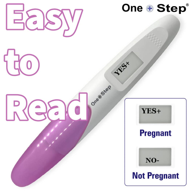 One Step: 2 x Digital Pregnancy Test Fast and Easy to Use with Clear Yes/No Results - BeesActive Australia