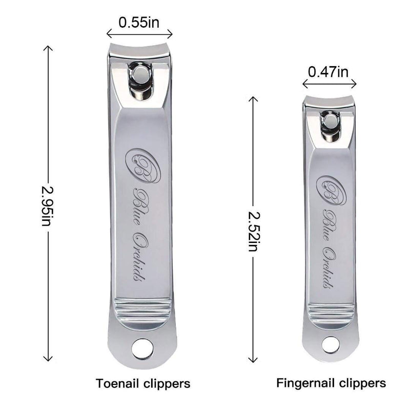 Nail clippers - fingernail and toenail clipper for men and women – mens nail cutter trimmer for toe nail and finger nail with nail file and & slant tweezers - BeesActive Australia