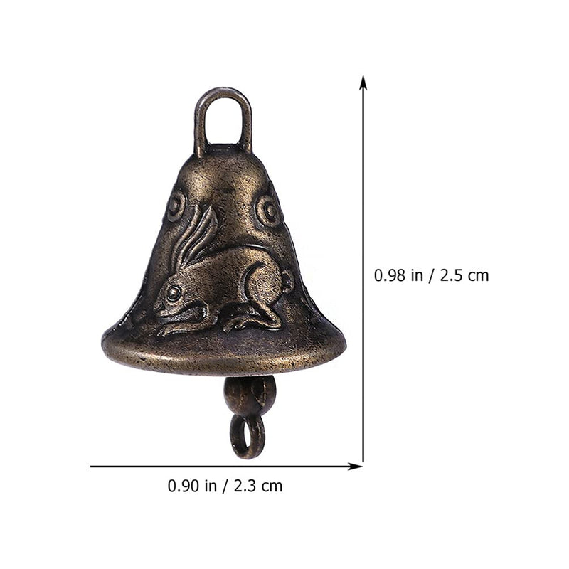 DOITOOL 20Pcs Cow Horse Grazing Bells Sheep Cattle Goat Bells Vintage Craft Bells Farm Animal Bells Pet Collar Bell Noisemaker Rustic Jingle Bell Farming Accessories Random Style - BeesActive Australia