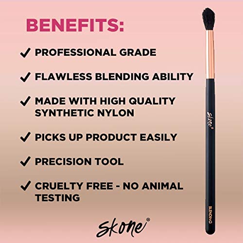 Skone Cosmetics | Professional Grade Makeup Brush | Eye Shadow | Eyebrows | Primer | Smudger | Nylon Brush (Blending Brush) Blending Brush - BeesActive Australia