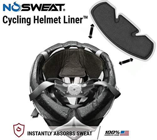 [AUSTRALIA] - Bicycle Helmet Sweat Liner - Skateboard Helmet Sweat Liner - Patented Sweat Perspiration Technology 3 Pack 
