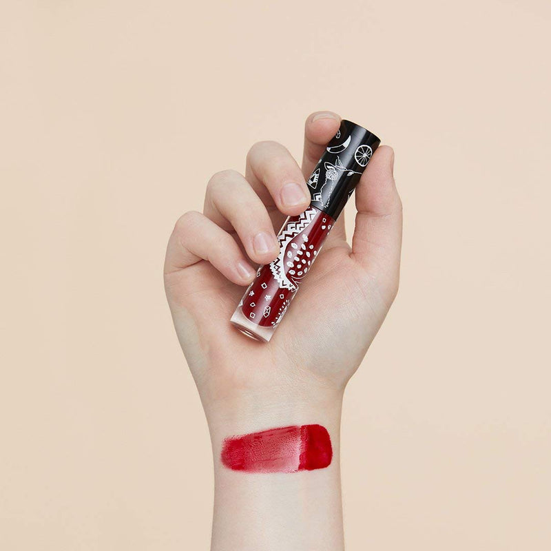 Olio E Osso - Natural Lucente Lip Sheen | Natural, Non-Toxic, Clean Beauty (Vero Rosso, Bold Red) Vero Rosso, Bold Red - BeesActive Australia
