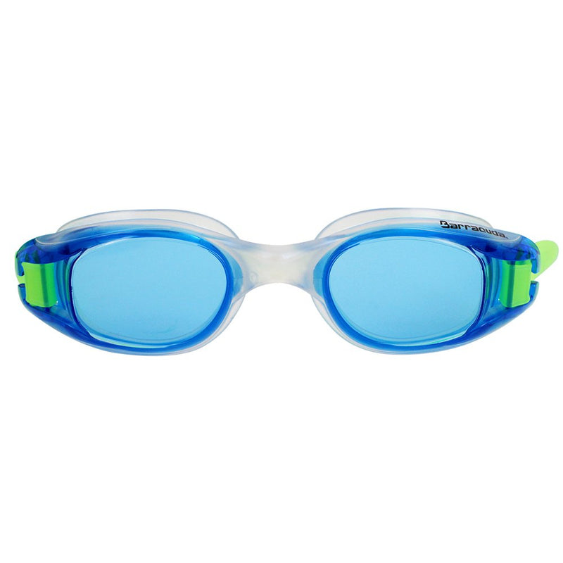 [AUSTRALIA] - Barracuda Swim Goggle Frenzy Plus - Anti-Fog UV ProtectionShatter-Resistance, Leak Proof, Easyadjusting, Soft Seals, Lightweight Comfortable for Adults Men Women #12555 Blue-N 