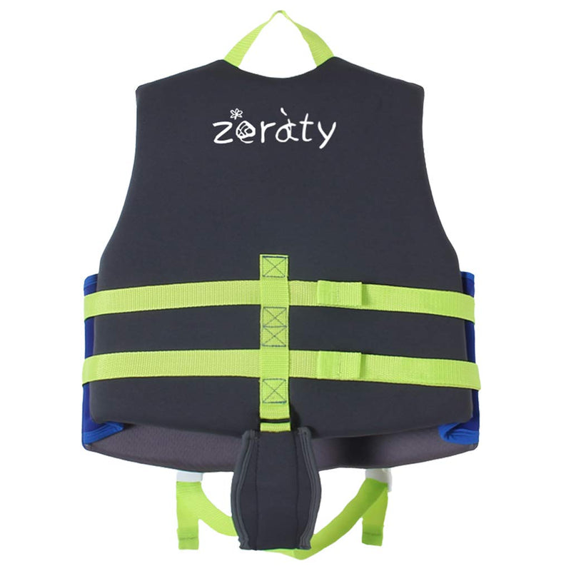 Zeraty Kids Swim Vest Life Jacket Flotation Swimming Aid for Toddlers with Adjustable Safety Strap Age 1-9 Years/22-50Lbs Blue M(Age Recommend 4-6 Years) - BeesActive Australia