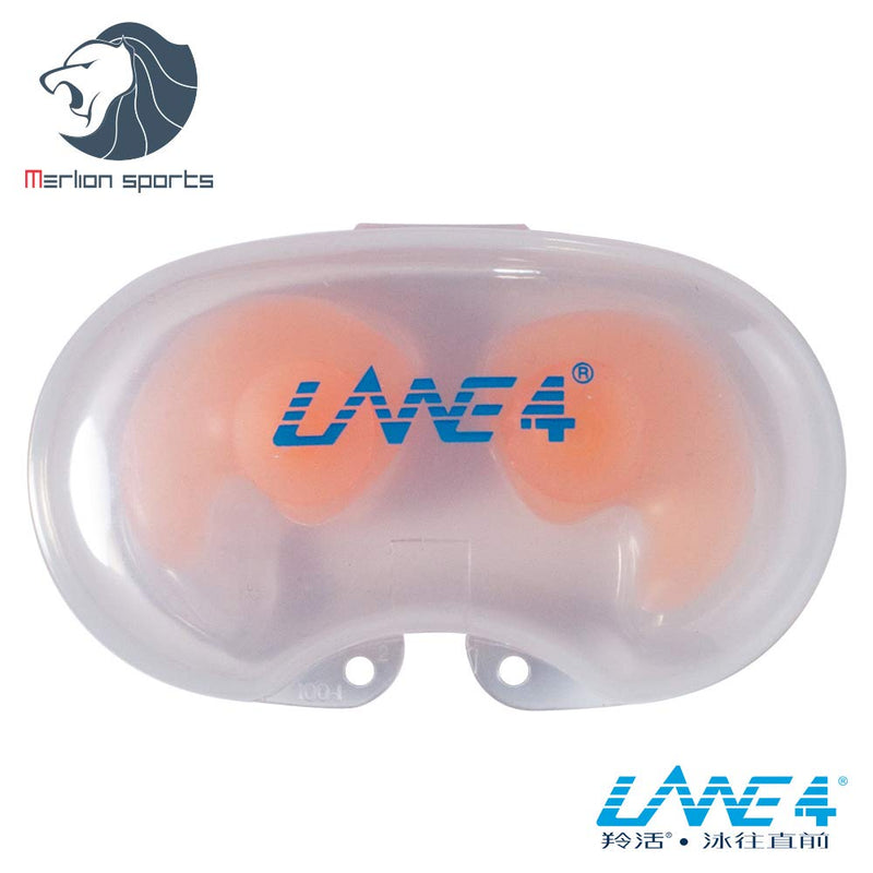 LANE4 Accessories – Ear Plugs with Storage Case, for Children IE-MEPF0S(EP009) Neon Orange - BeesActive Australia