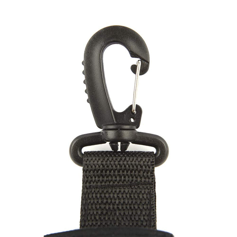 HERCULES Dry Fly Fishing Floatant Caddy Holder, Floatant Bottle Holder, Attach to Fishing Vest, Pack, Jacket, Waders, Sling and Lanyard Black - 1pc - BeesActive Australia