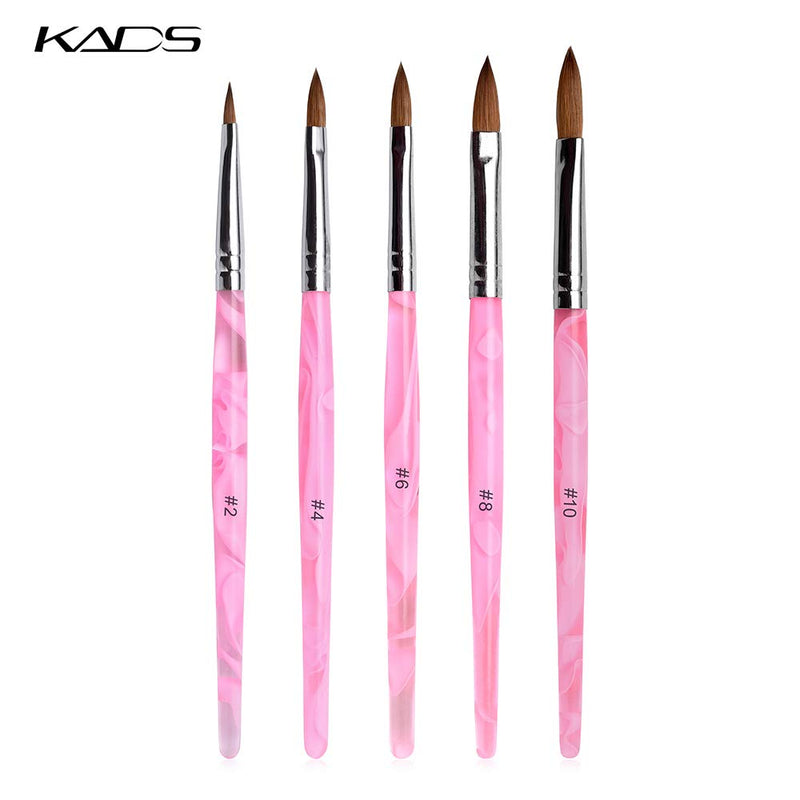 KADS 4 Nail Art Acrylic Glass Bowl Dappen Dishes Cup + 7 Acrylic Nail Brush Crystal Cup UV Gel DIY Brush Set for Acrylic Liquid Powder Styling Tool Set 1 - BeesActive Australia