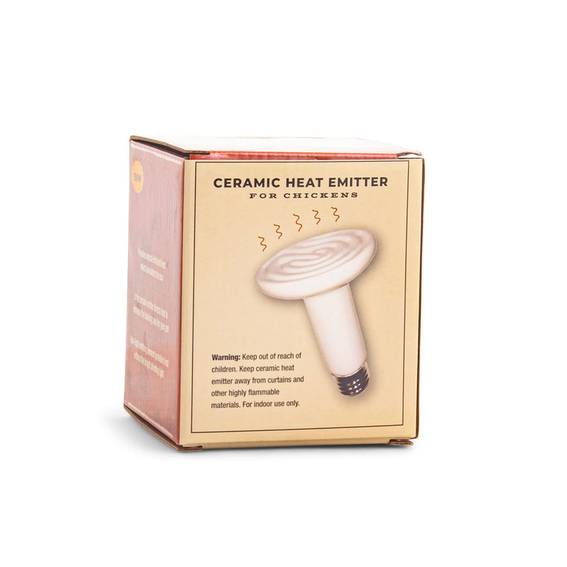 Fluker's Culinary Coop Ceramic Heat Emitter for Chicken Coop or Outdoor Animals - 150 Watt - BeesActive Australia